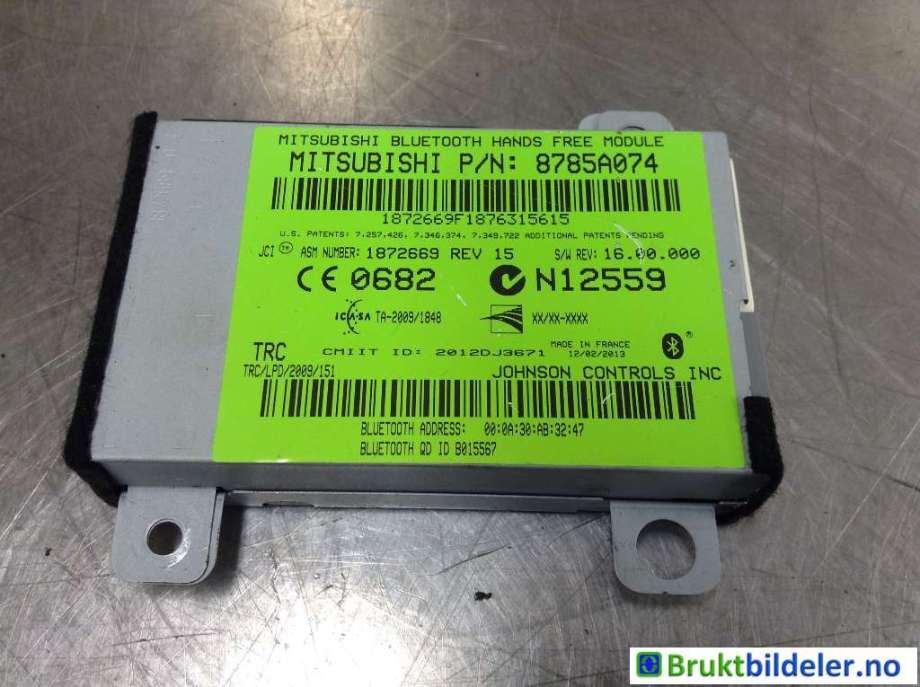 Styreenhet diverse til Mitsubishi Pajero 2007-2016 (Type IV, Fase 1)  (MITSUBISHI|8785A074|)