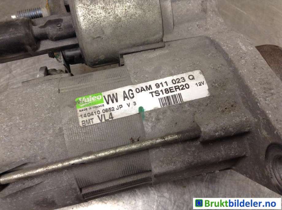 Starter diesel til VW Golf, Plus/Cross 2009-2013 (Fase 2)  (VOLKSWAGEN|0AM 911 023 Q|TS18ER20|)