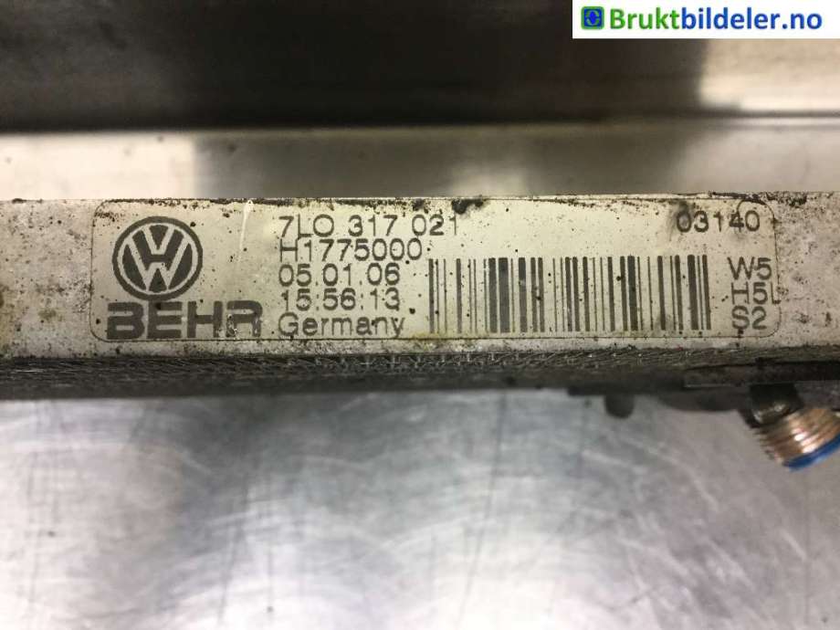 Oljekjøler til Audi Q7 2006-2010 (Type I, Fase 1)  (AUDI|7L0 317 021|)