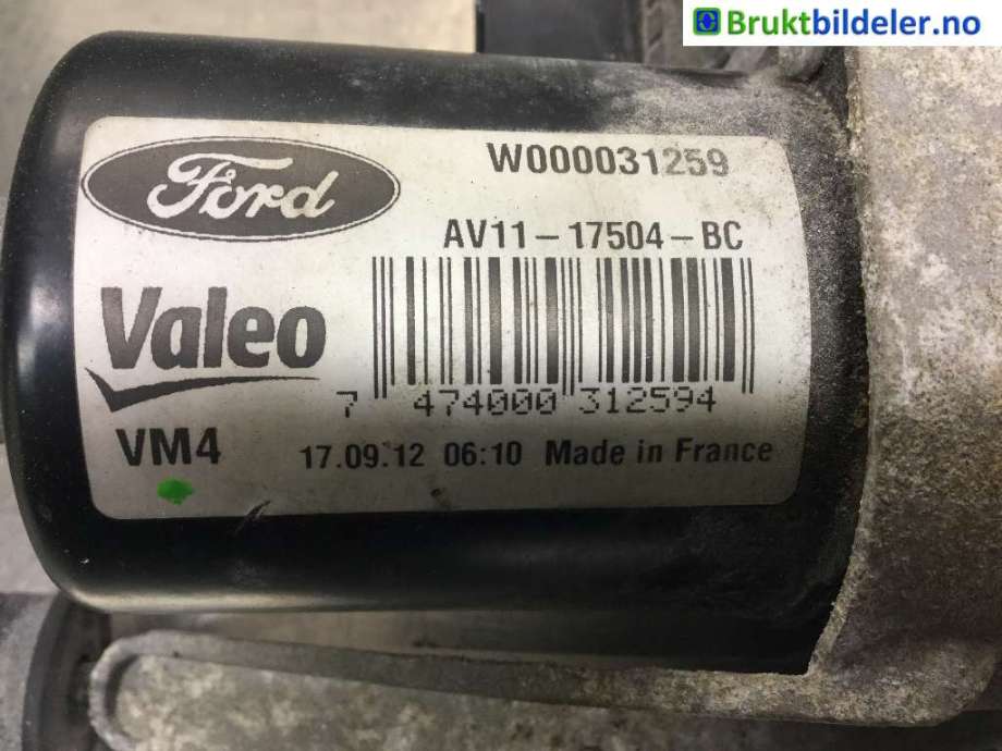 Viskermotor frontrute til Ford B-Max 2012-2017  (FORD|AV11-17504-BC|)