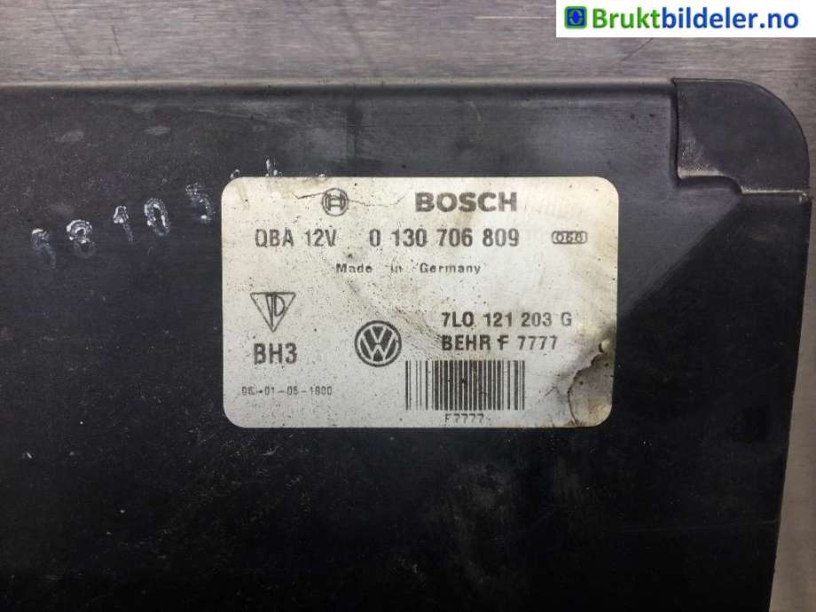 Kjølevifte til Audi Q7 2006-2010 (Type I, Fase 1)  (AUDI|7L0 121 203 G|)