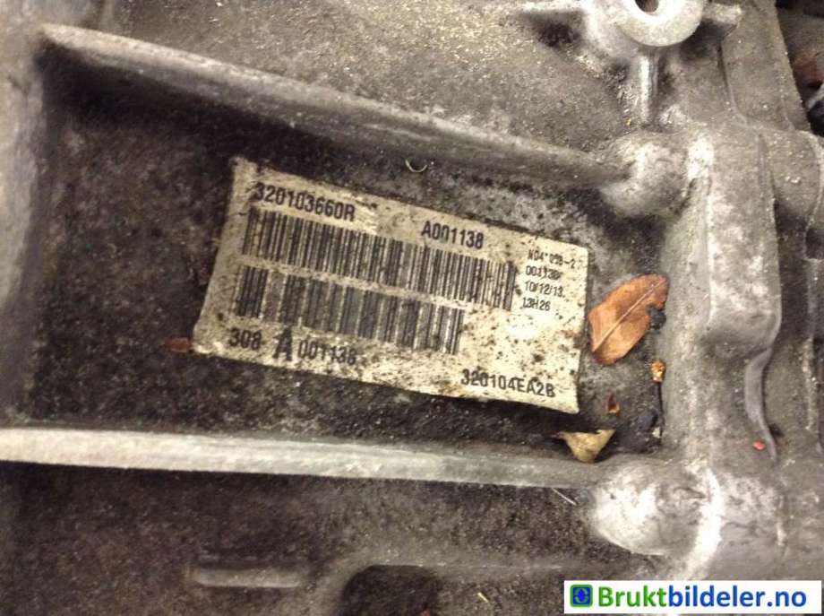 Girkasse manuell 6-trinn til Nissan Qashqai 2014-2021 (Type II)  (NISSAN|320104EA2B|F6|230103660R)