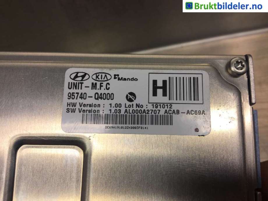 Kamera til Kia Niro 2016-2021  (KIA|95740-Q4000|)
