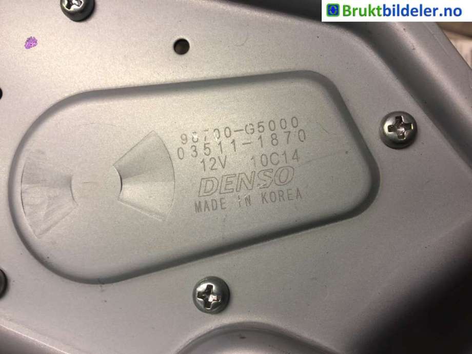 Viskermotor bakrute til Kia Niro, 2016-2021  (KIA|98700-G5000)