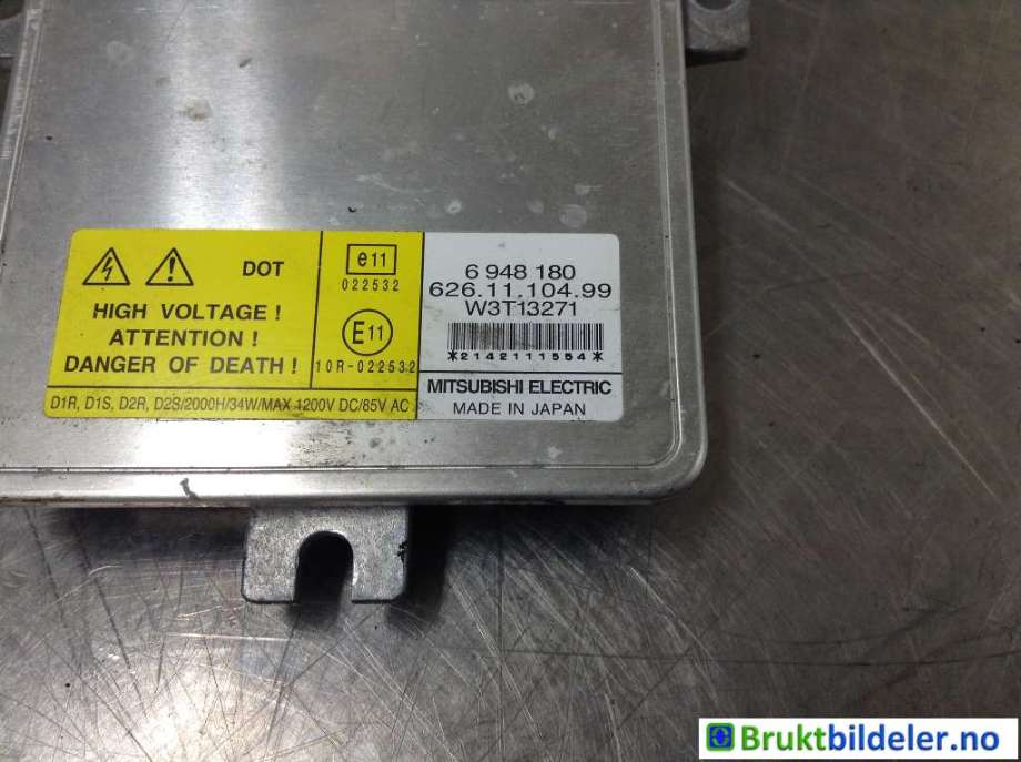 Styreenhet xenon/ballast til Volvo V70 2014-2016 (Type III, Fase 2)  (VOLVO|6 948 180|W3T13271|626 11 104 99)