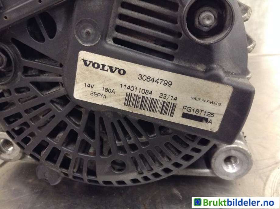 Dynamo til Volvo V70 2014-2016 (Type III, Fase 2)  (VOLVO|30644799|FG18T125|)