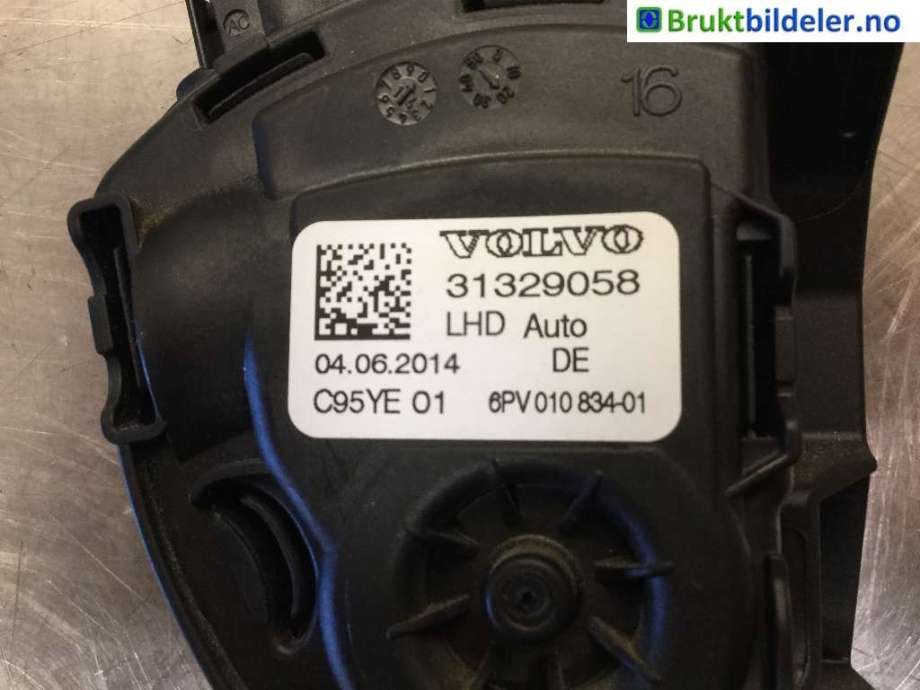Pedal gass til Volvo V70 2014-2016 (Type III, Fase 2)  (VOLVO|31329058|)