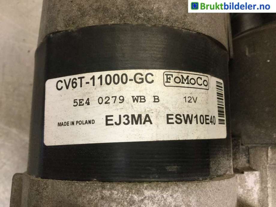 Starter til Ford Fiesta 2013-2017 (Type VI, Fase 2)  (FORD|CV6T-11000-GC|)