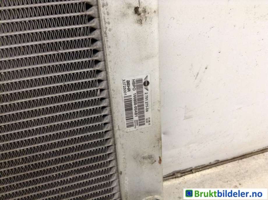 Radiator (manuell gir) til Mini Countryman 2010-2016 (R60) (R60) (MINI|2751275-04|160808-00AB1|X3725001)