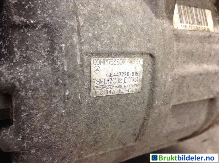 Aircondition kompressor til Mercedes C-Klasse 2000-2004 (Fase 1) (W203) (W203) (MERCEDES||GE447220-9152)