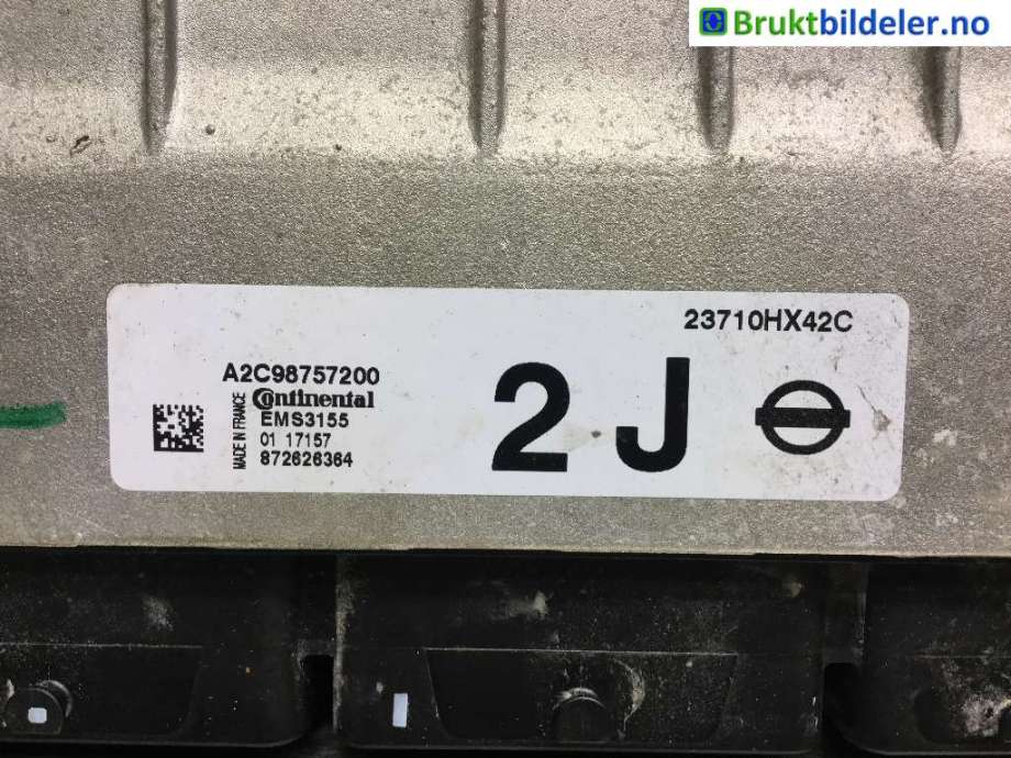 Styreenhet motor til Nissan Qashqai 2014-2021 (Type II)  (NISSAN|23710 HV70C|A2C98757200|)