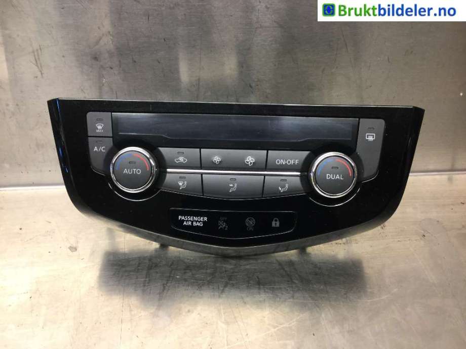 Varmeapparat betjening til Nissan Qashqai, 2014-2021 (Type II)  (NISSAN|27500 4EA0A)