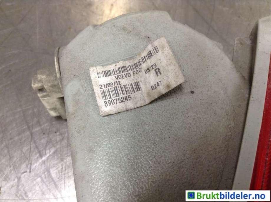 Baklykt fra støtfanger til Volvo XC60 2008-2013 (Type I, Fase 1) (VOLVO|30763323||89075245)