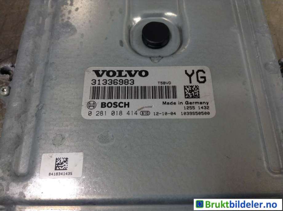 Styreenhet motor til Volvo XC60 2008-2013 (Type I, Fase 1)  (VOLVO|31336983|0 281 018 414|)