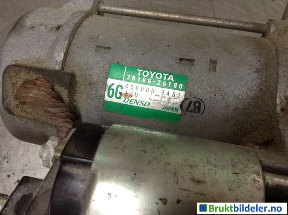 Starter diesel til Toyota RAV4 2013-2015 (Type IV, Fase 1) (TOYOTA|28100-26180|428000-9481|)