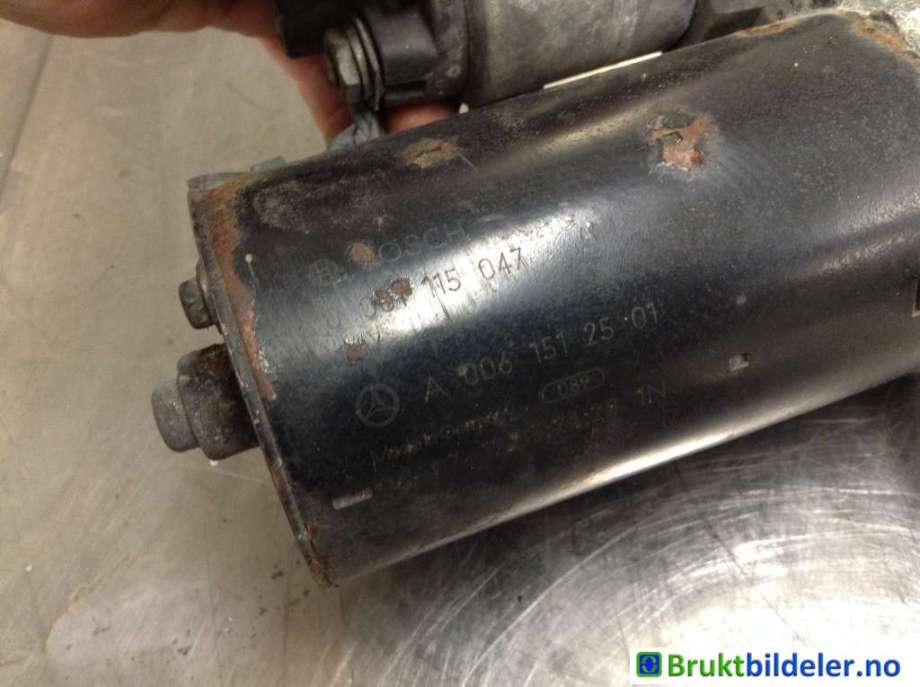 Starter diesel til Mercedes Sprinter 2006-2013 (Fase 1) (906) (906) (MERCEDES|A 006 151 25 01|0 001 115 047|)
