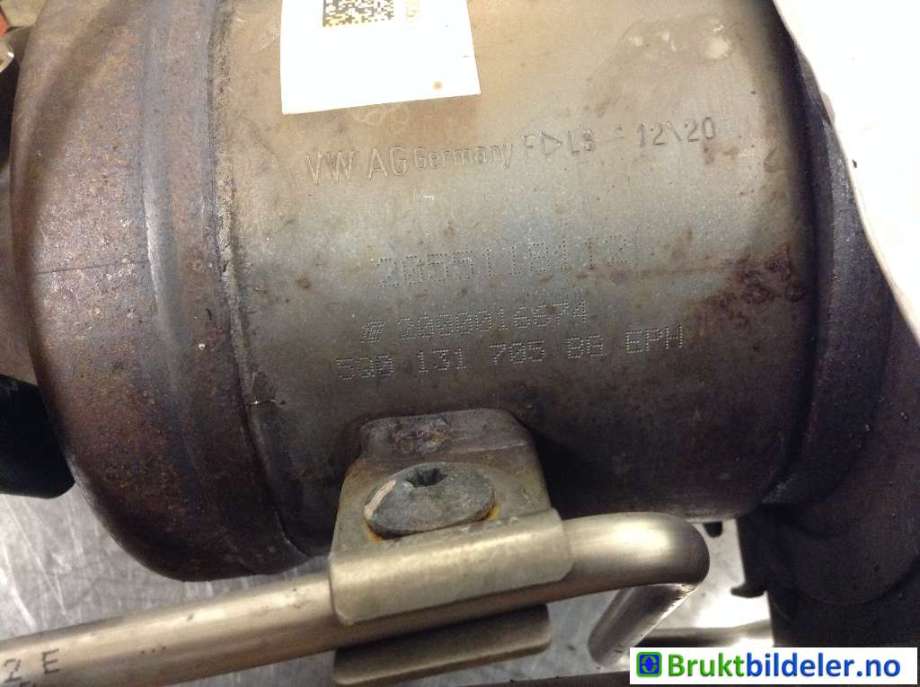 Partikkelfilter til VW Caddy 2015-2020 (Type III, Fase 3)  (VOLKSWAGEN|04L 131 166 CA||5Q0 131 705 BG)
