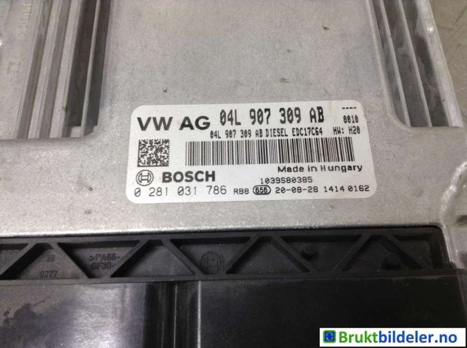 Styreenhet motor til VW Caddy 2015-2020 (Type III, Fase 3) (VOLKSWAGEN|04L 907 309 AB|0 281 031 786|)