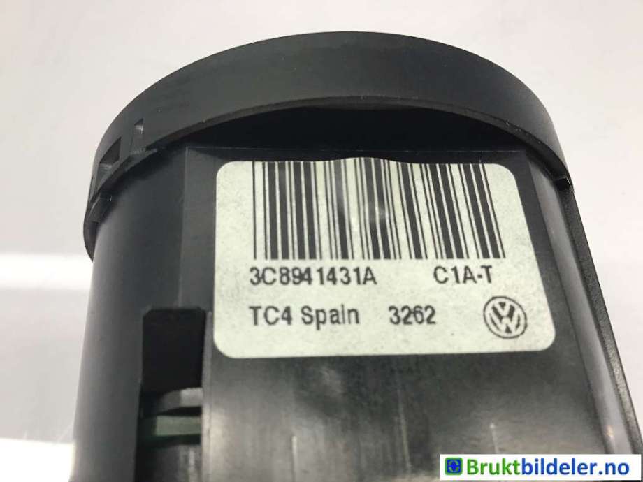 Bryter lys til VW Tiguan 2011-2016 (Type I, Fase 2)  (VOLKSWAGEN|3C8941431A|)