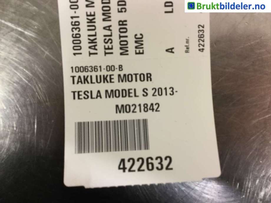 Sikkerhetsbelte foran høyre til Tesla Model S 2016-2021 (Fase 2) (TESLA|1810788-02-B|)