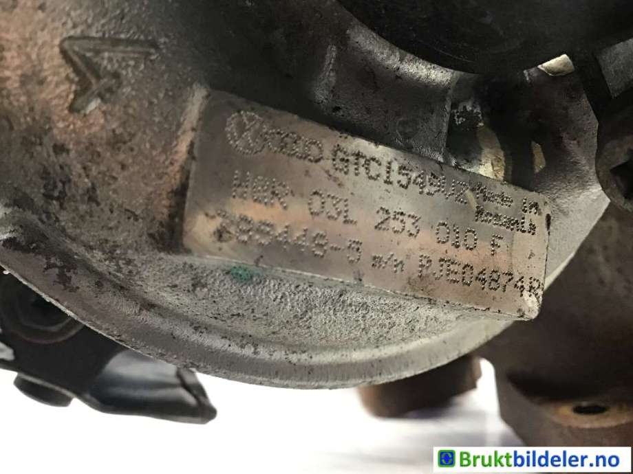 Turbo til VW Tiguan 2011-2016 (Type I, Fase 2)  (VOLKSWAGEN|03L 253 010 F|GTC1549VZ|)