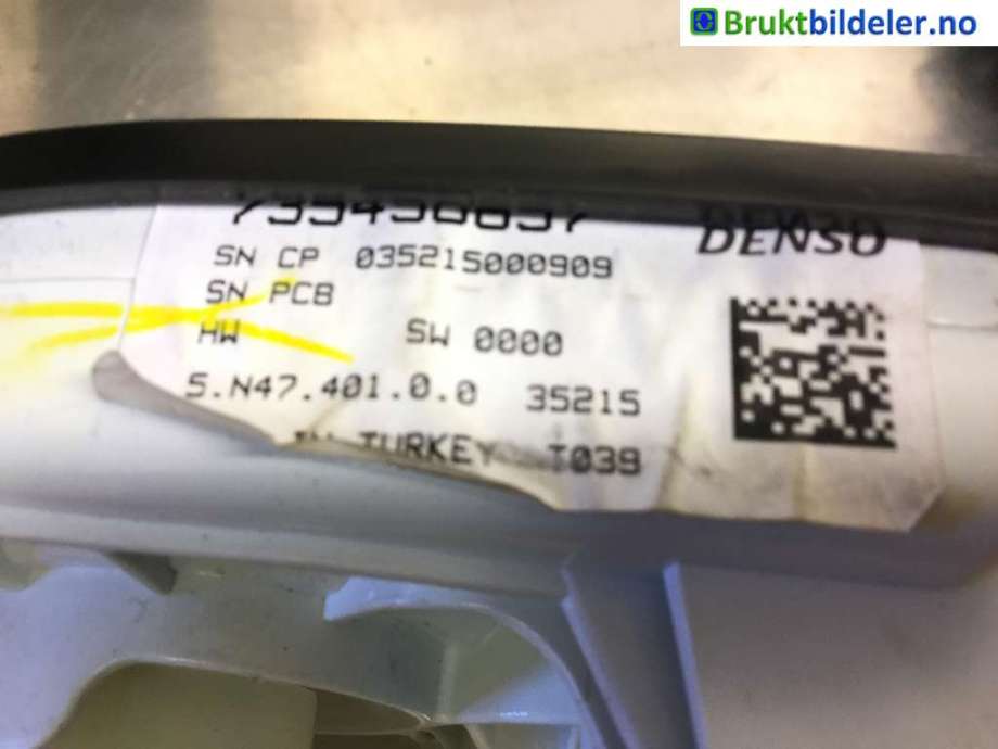Varmeapparat betjening til Opel Combo D 2012-2018  (OPEL|735498657|)