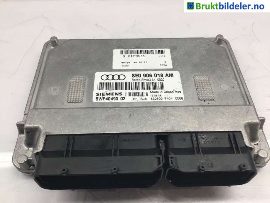 Styreenhet motor til Audi A4, 2004-2008 (Type III) (B7) (B7) (AUDI|8E0 906 018 AM)