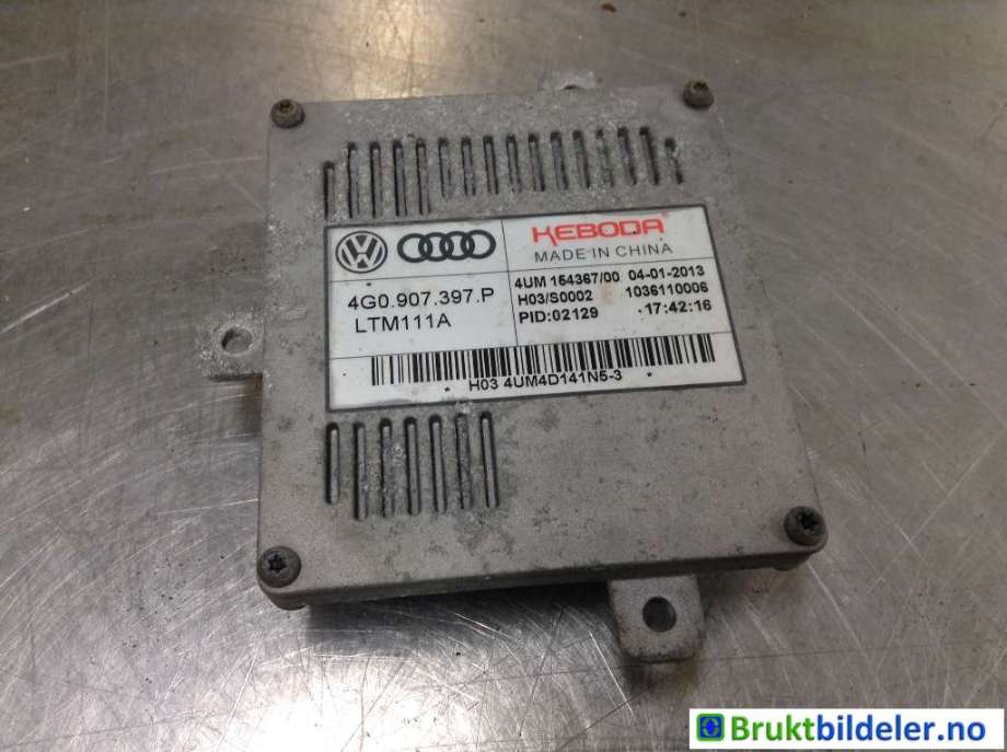 Styreenhet xenon/ballast til Audi A3 2012-2016 (Type III, Fase 1)  (AUDI|4G0 907 397 P|)