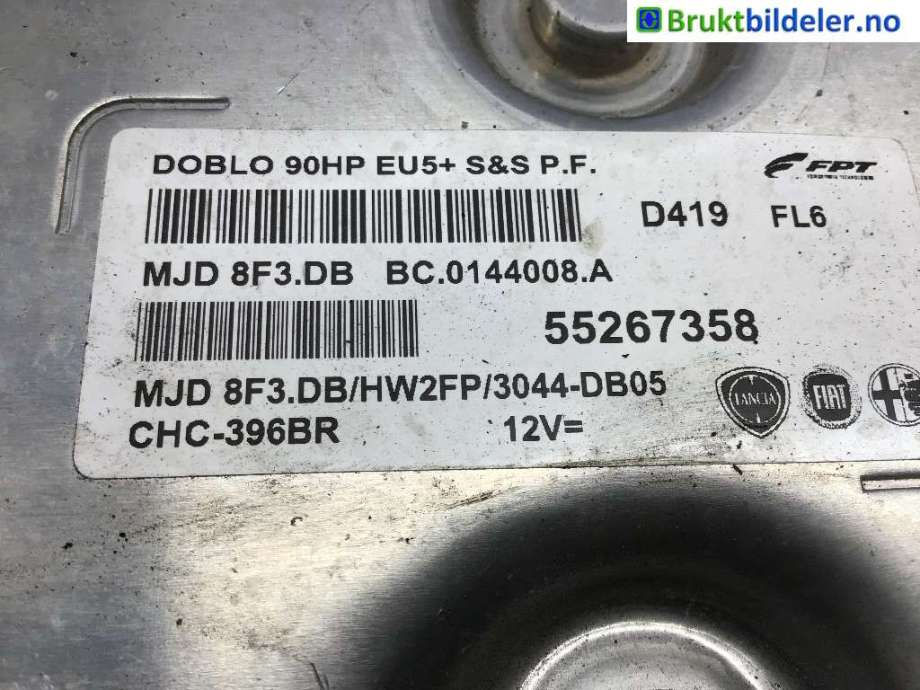 Styreenhet motor til Opel Combo D 2012-2018  (OPEL|55267358||MJD 8F3.DB)