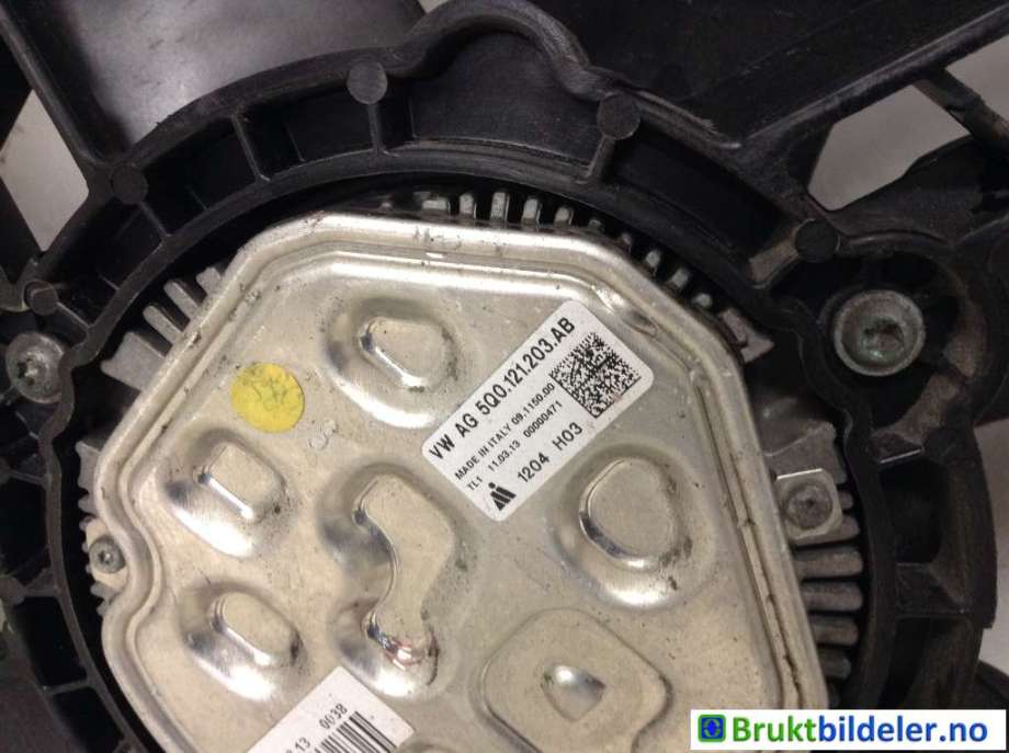 Kjølevifte til Audi A3 2012-2016 (Type III, Fase 1)  (AUDI|5Q0 121 203 AB||5Q0 121 203 BB)