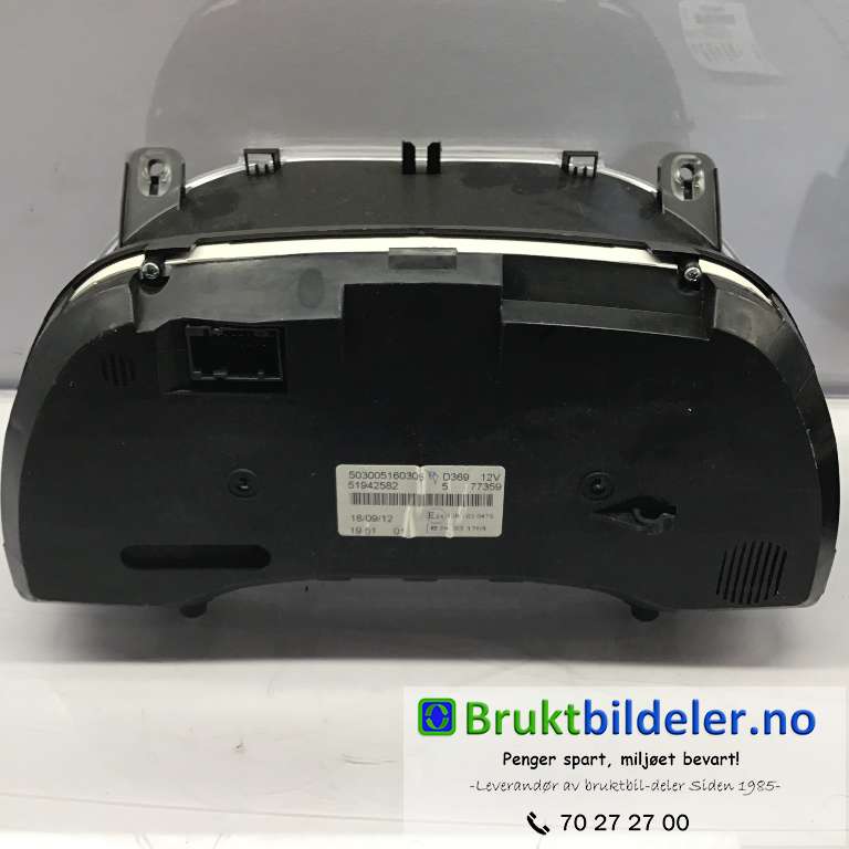 Instrumentpanel til Fiat Doblo 2010-->> (Type II)  (FIAT|51942582|503005160305|)