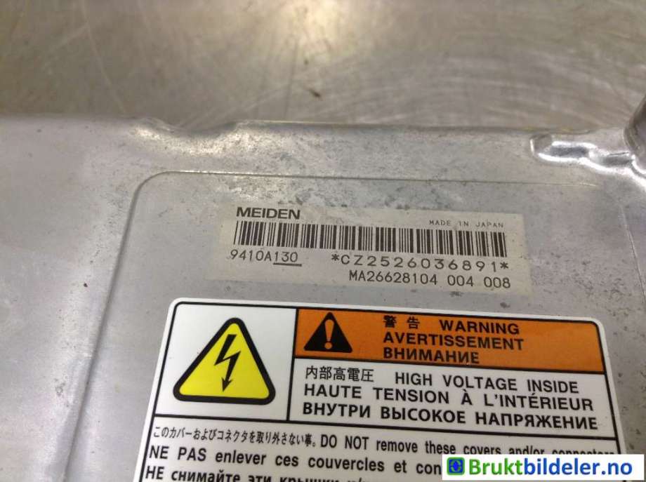 Inverter hybrid til Mitsubishi Outlander 2015-->> (Type III, Fase 2)  (MITSUBISHI|9410A130|CZ2526036891|)