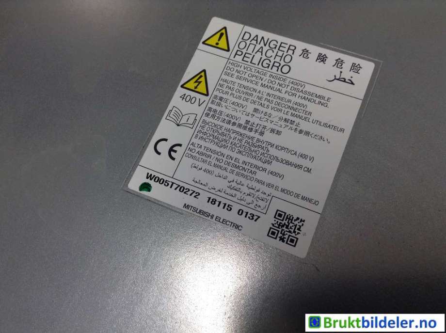 Batterilader (OBC - On Board Charger) til Mitsubishi Outlander 2015-->> (Type III, Fase 2)  (MITSUBISHI|9481A151|W005T70272|18115 0137)