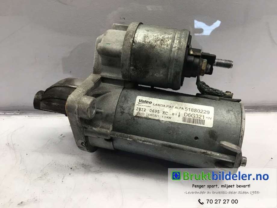 Starter diesel til Fiat Doblo, 2010-->> (Type II)  (FIAT|51880229)
