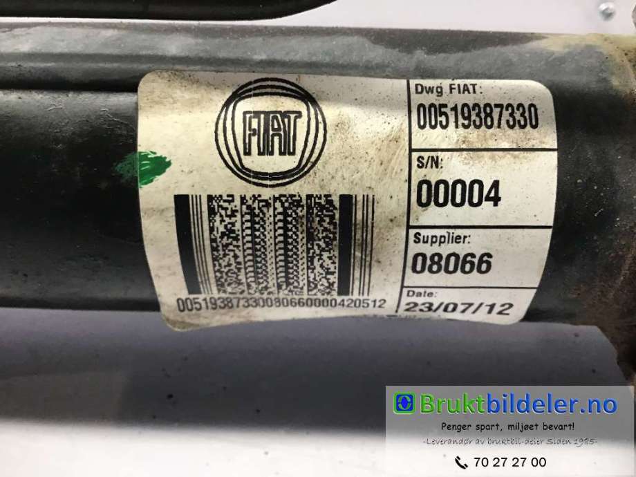 Tannstang til Fiat Doblo 2010-->> (Type II)  (FIAT|00519387330|)
