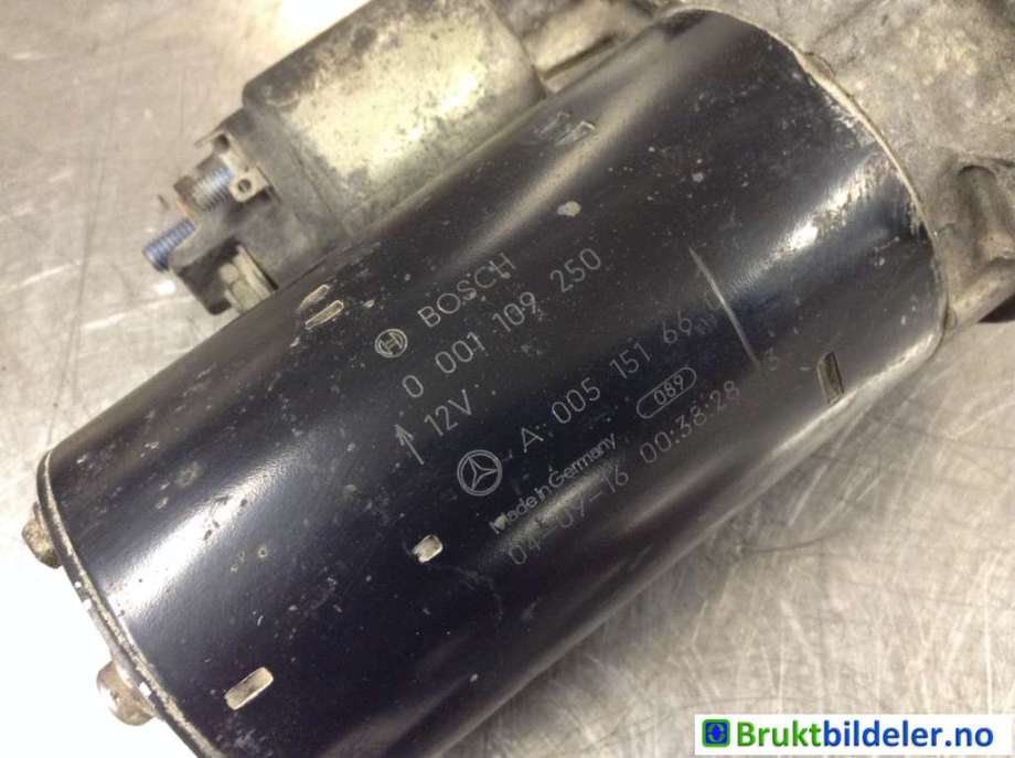 Starter diesel til Mercedes E-Klasse 2002-2006 (Fase 1) (W211) (W211) (MERCEDES|A 005 151 66 01|0 001 109 250|)