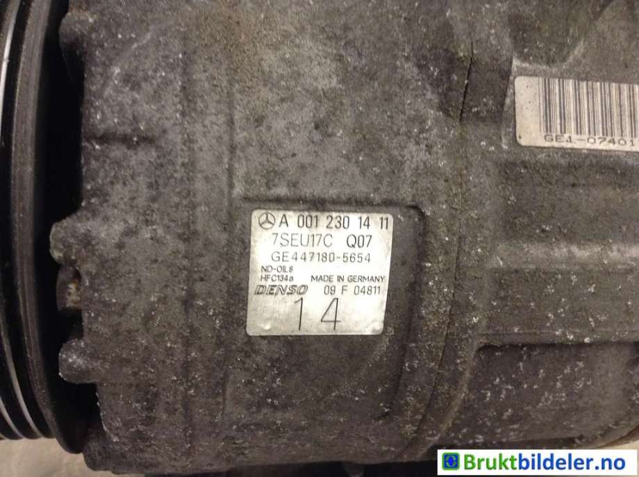 Aircondition kompressor til Mercedes E-Klasse 2002-2006 (Fase 1) (W211) (W211) (MERCEDES|A 001 230 14 11|GE447180-5654|)