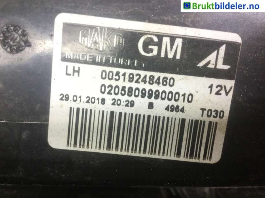 Baklykt venstre til Opel Combo D 2012-2018  (OPEL|519248460|00519248460|)