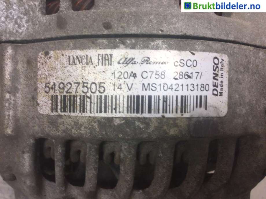Dynamo til Opel Combo D 2012-2018  (OPEL|51927505|MS1042113190|)
