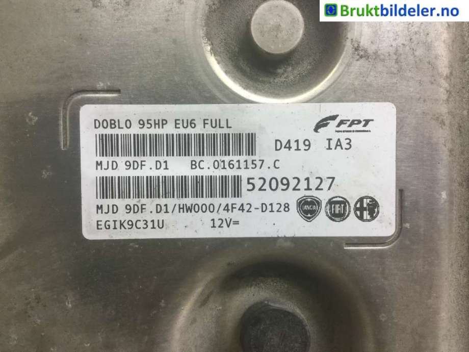 Styreenhet motor til Opel Combo D 2012-2018  (OPEL|55267358|MJD 9DF D1|)