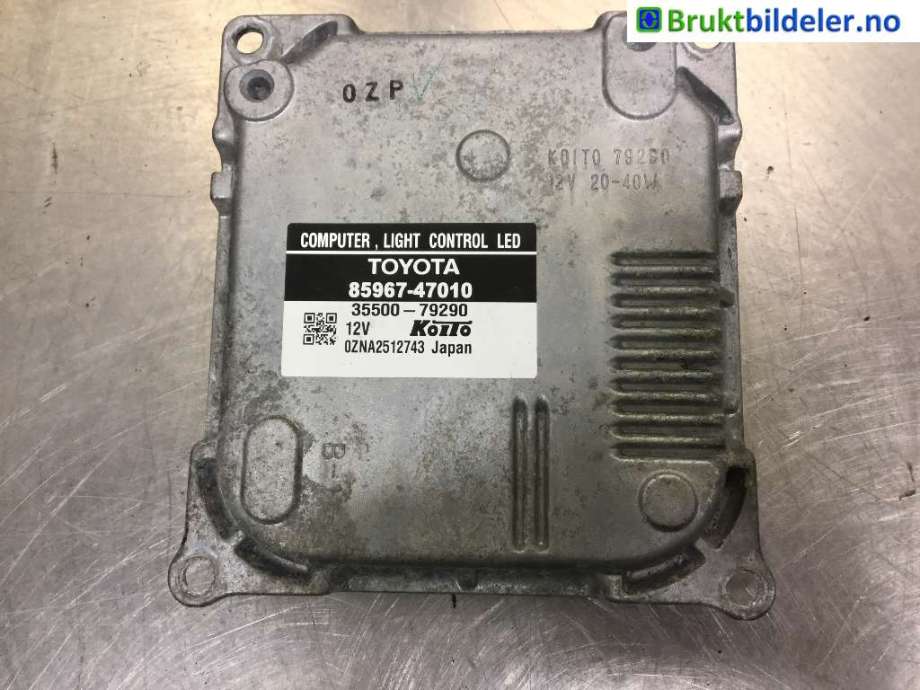 Styreenhet xenon/ballast til Toyota Prius 2009-2016 (Type III) (COMBI) (COMBI) (TOYOTA|85967-47010|35500-79290|)