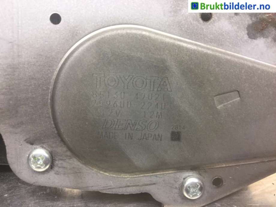 Viskermotor bakrute til Toyota Prius 2009-2016 (Type III) (COMBI) (COMBI) (TOYOTA|85130-47021|259600-2240|)