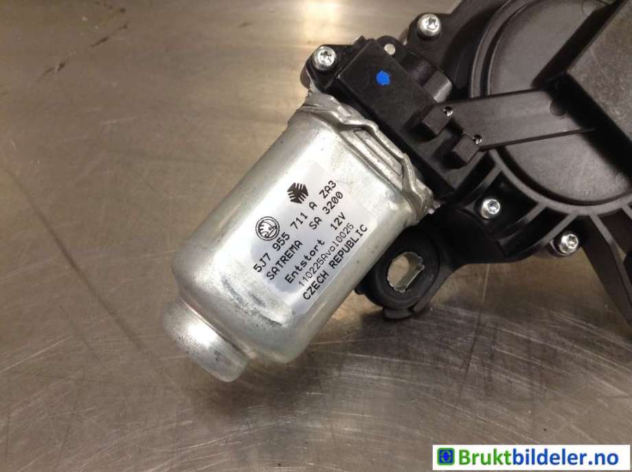 Viskermotor bakrute til Škoda Fabia 2010-2014 (Type II, Fase 2)  (SKODA|5J9 955 711 A|)