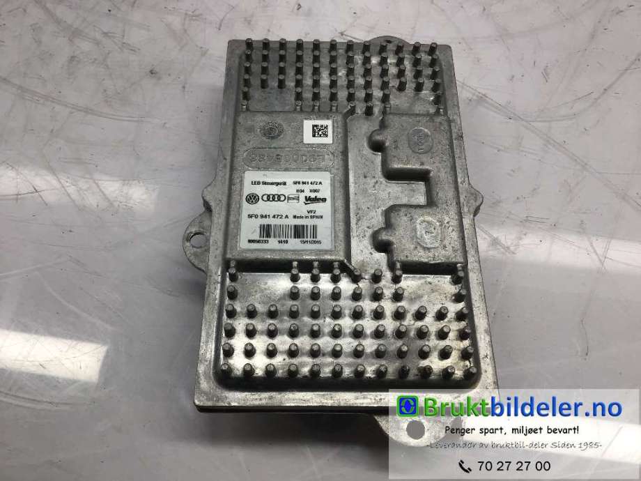Styreenhet xenon/ballast til VW e-Golf, 2014-2017 (Fase 1)  (VOLKSWAGEN|5F0 941 472 A)