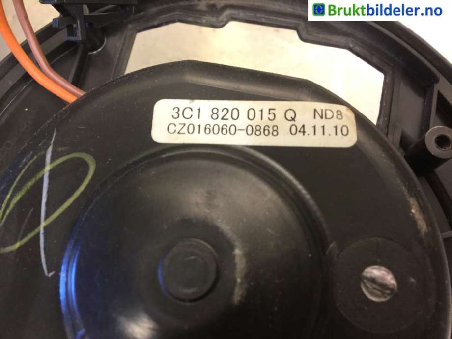 Varmeapparat motor til Škoda Yeti 2009-2013 (Fase 1)  (SKODA|3C1 820 015 Q|CZ016060-0868|)