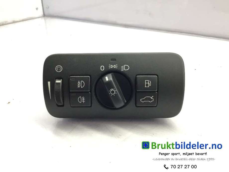 Bryter lys til Volvo S80, 2006-2013 (Type II, Fase 1)  (VOLVO|30739414)