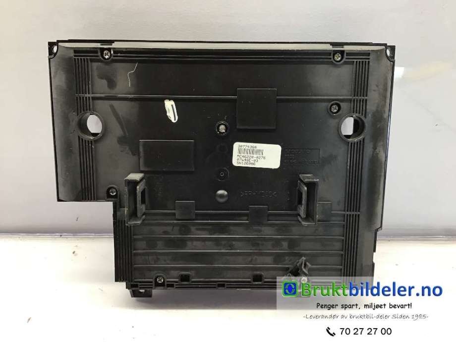 Varmeapparat betjening til Volvo S80 2006-2013 (Type II, Fase 1)  (VOLVO|30774366|)