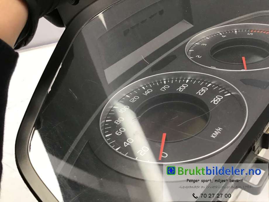 Instrumentpanel til Volvo S80 2006-2013 (Type II, Fase 1)  (VOLVO|31254535||31254535AA)