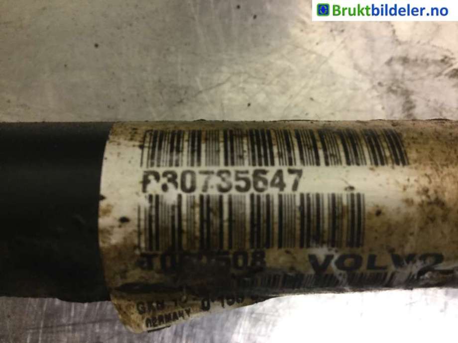 Drivaksel høyre bak til Volvo XC70 2005-2007 (Type I, Fase 2) (VOLVO|30735647|)