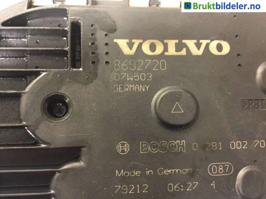 Spjeldhus til Volvo S80 2006-2013 (Type II, Fase 1)  (VOLVO|8692720|0 281 002 201|)